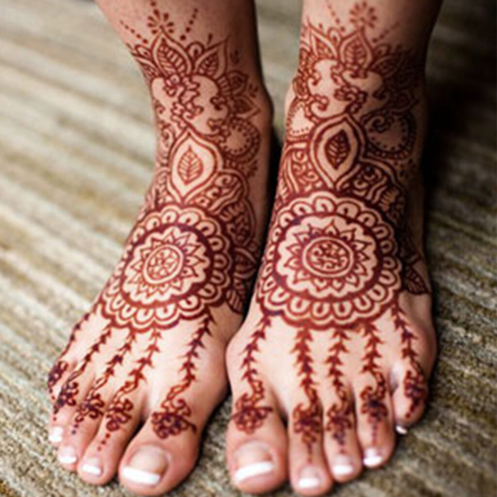 Bridal Henna foot